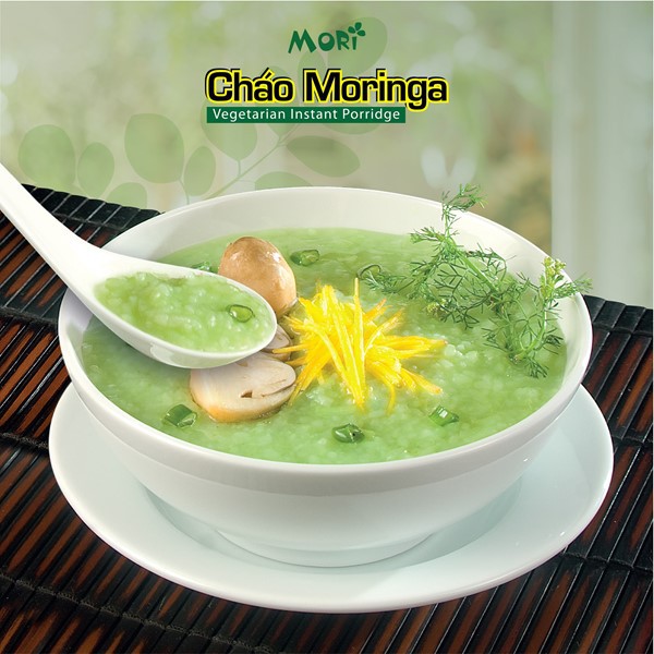 Cháo,mì ăn liền chùm ngây Moringa-chay mặn điều được