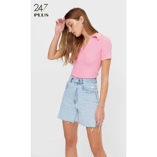 Áo Polo Cổ V STRADIVARIUS