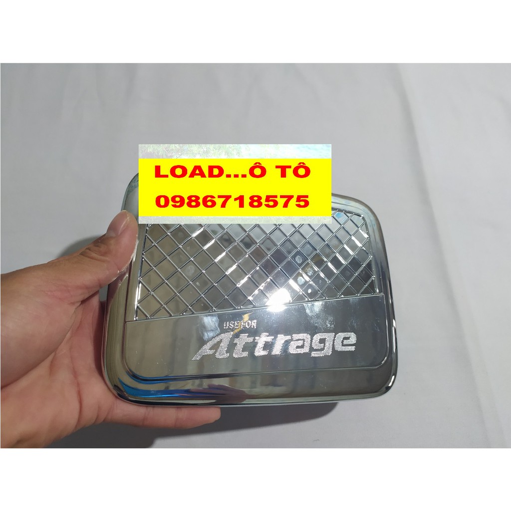 Ốp Nắp Xăng Xe Attrage 2023-2016 mạ crom Sáng Bóng Cao Cấp