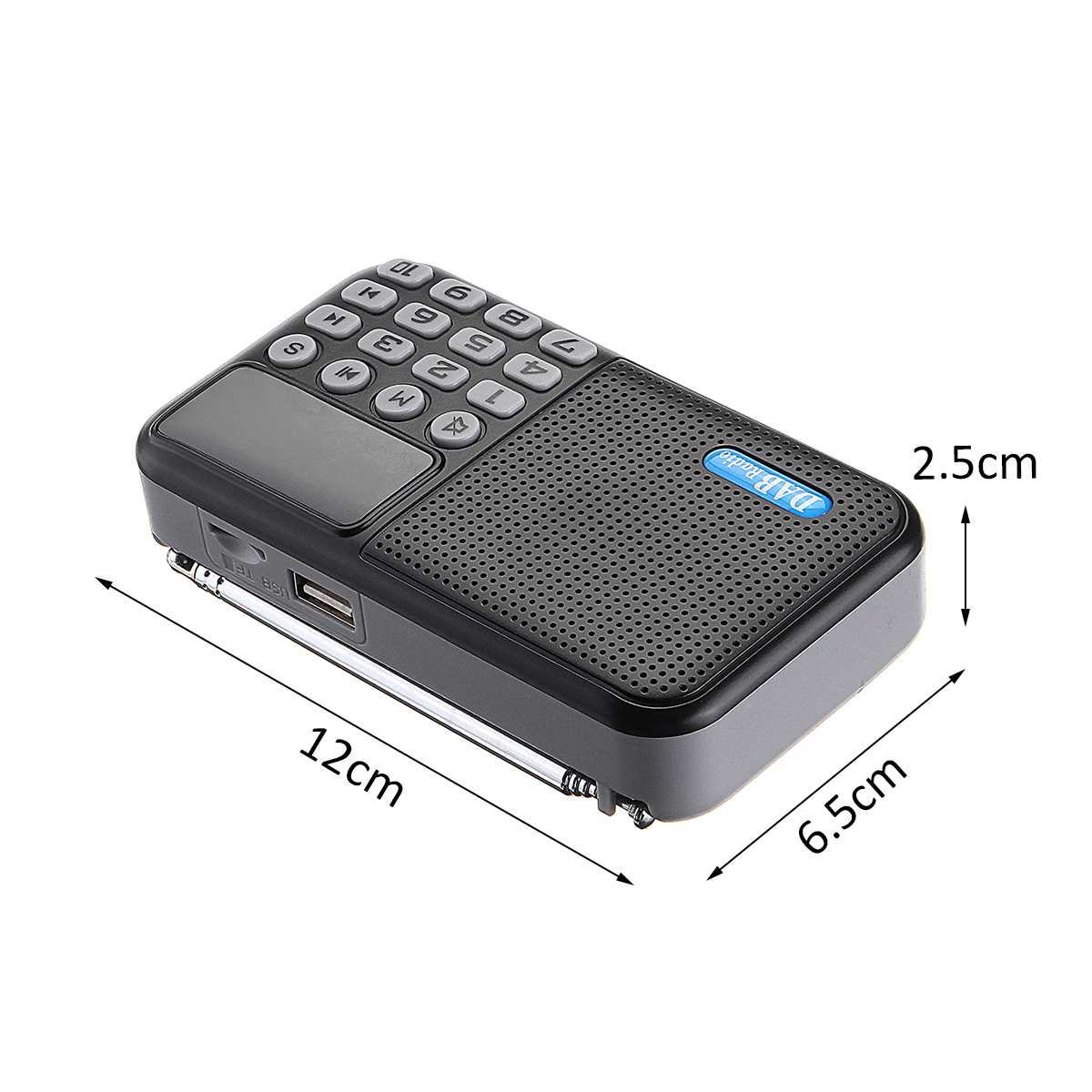 Loa Bluetooth Kĩ Thuật Số Dab / Dab Có Thể Sạc Được Kèm Phụ Kiện | BigBuy360 - bigbuy360.vn