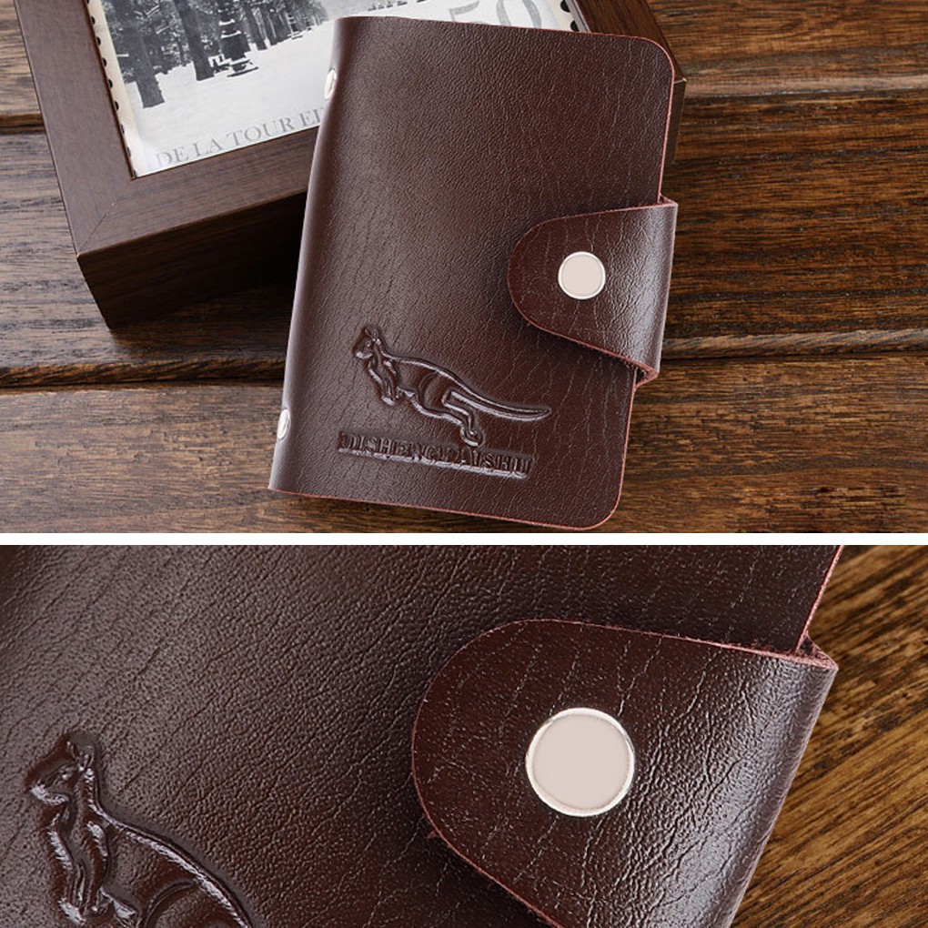 Ví da PU đựng thẻ và tiền