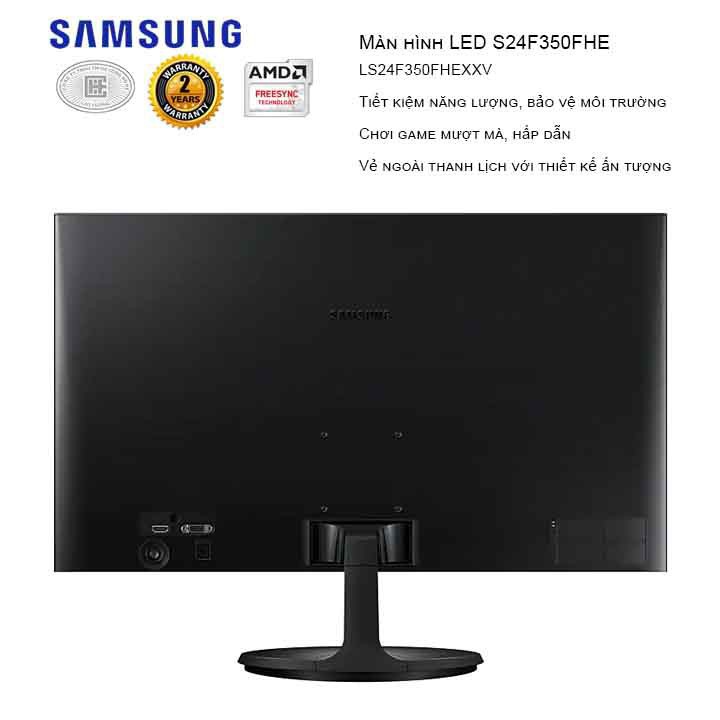 Màn hình Samsung 24F350 24" FullHD 5ms 60Hz FreeSync PLS-Chính hãng