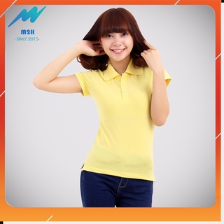 Áo Phông POLO Nữ Có Cổ - ASN105 - Form Rộng Unisex Tay Lỡ - Chất Thun Cotton Mềm Mát - Hình Thêu Sắc Sảo|M2