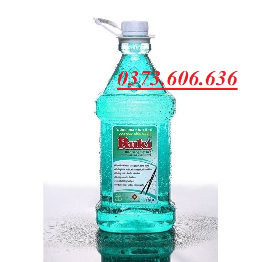Nước Rửa Kính ÔTÔ Nano RuKi 2.5L Cao Cấp