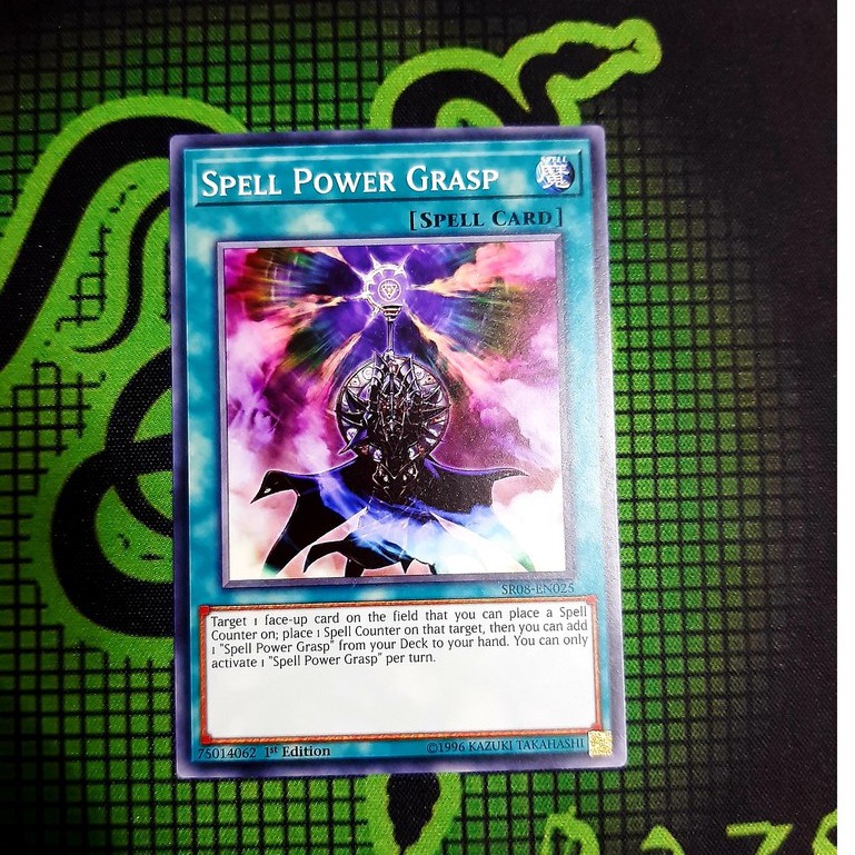 THẺ BÀI YUGIOH - SPELL -Spell Power Grasp - SR08-EN025 - Common 1st Edition