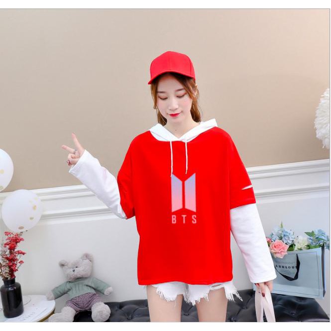 Áo hoodie phối tay Bangtan (N4B04 N4B05) | BigBuy360 - bigbuy360.vn