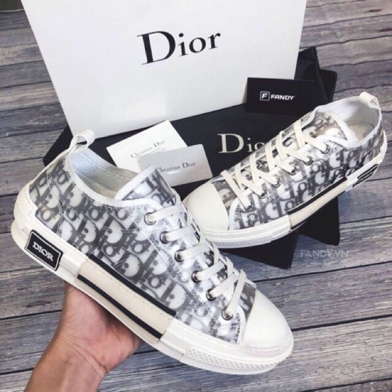 Giày Dior Cổ Thấp Cao Cấp Giày Thể Thao Sneaker Nam Nữ Full phụ kiên - Yabistore