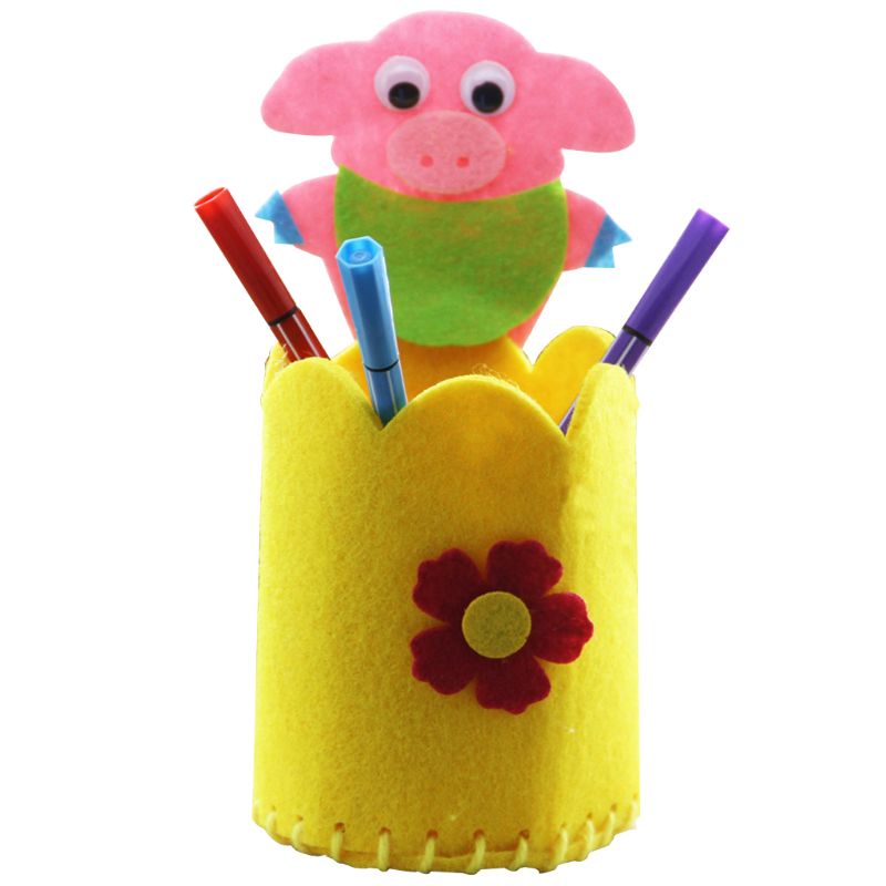 Giá Đỡ Bút Bằng Vải Nỉ Không Dệt Làm Thủ Công Diy