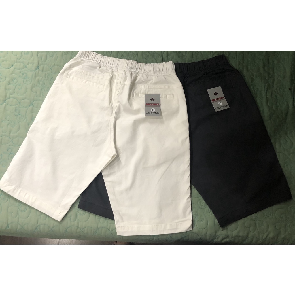 Quần short kaki nam cao cấp vải bố co giãn, quần short nam