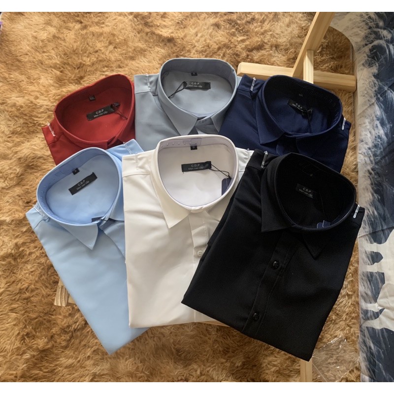 Áo sơ mi nam tay ngắn nhiều màu (L-8XL)