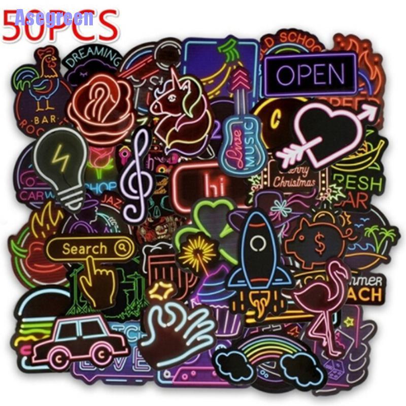 Bộ 50 Đèn Neon Dễ Thương