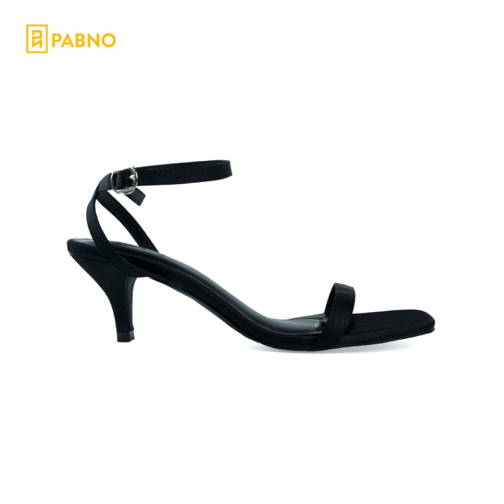 Giày sandal cao gót quai mảnh gót trụ cao 5cm thời trang PABNO PN821