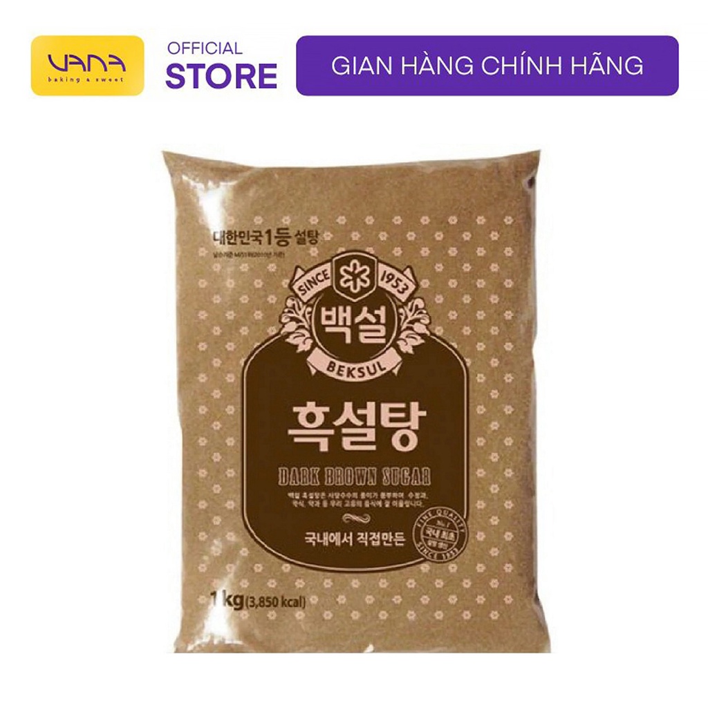 ĐƯỜNG NÂU ĐEN DARK BEKSUL HÀN QUỐC 1KG