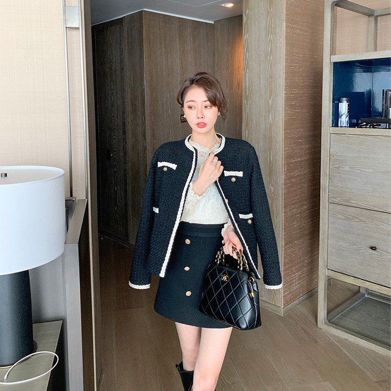 Áo Khoác Dạ Kim Tuyến Tweed [ Có Ảnh Thật ] | BigBuy360 - bigbuy360.vn