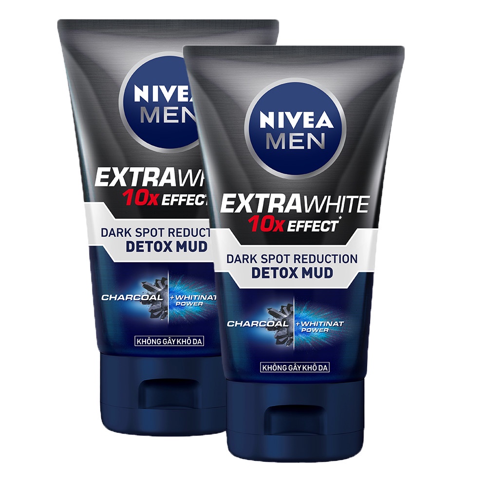 Sữa rửa mặt Nivea men Bùn khoáng sáng da & giảm thâm mụn 50g/100g