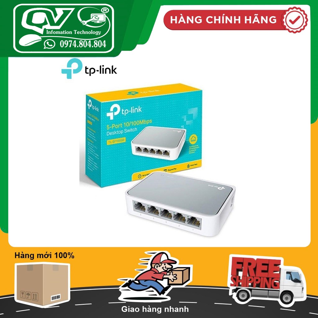 Bộ chia mạng 5 cổng TP-Link SF1005D FPT phân phối-Switch 5 port TPlink