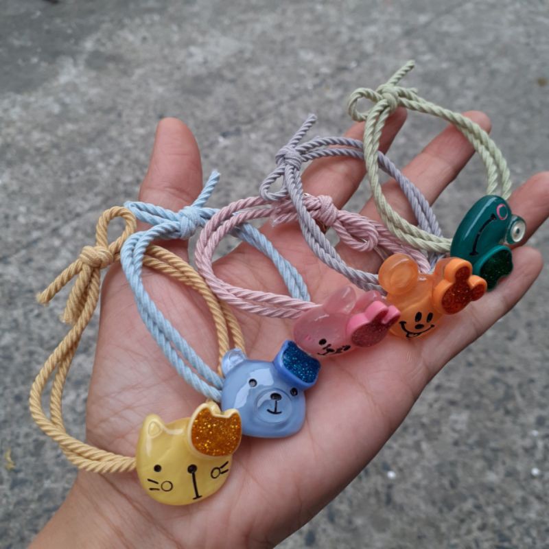 Dây cột tóc hình thú dễ thương  (được chọn mẫu)
