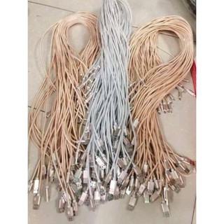 [ Rẻ Vô Địch] ⚡Cáp sạc dây dù dài 3m dành cho iphone và sam sung