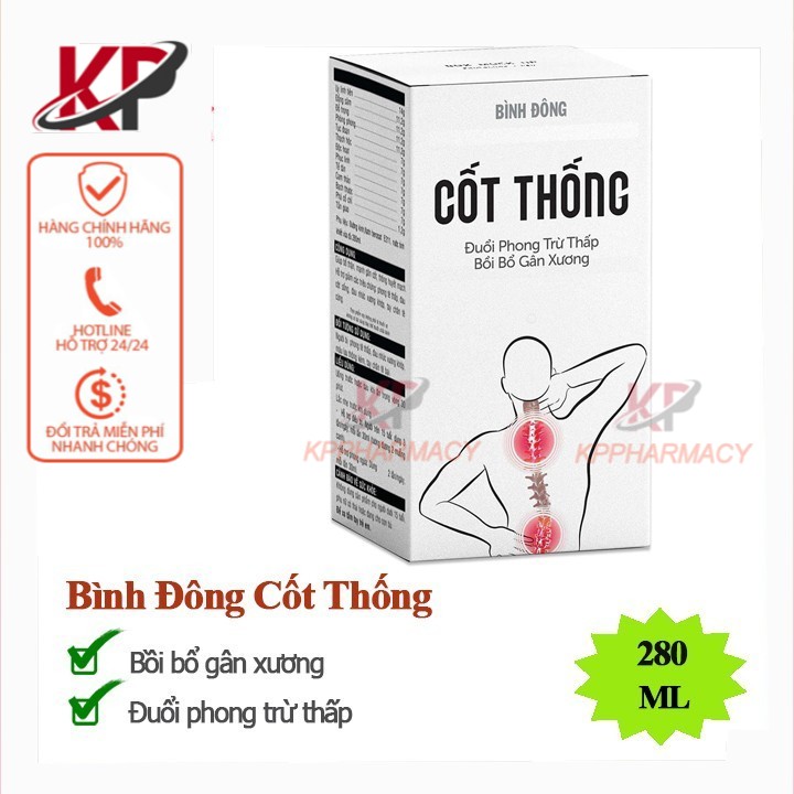 ✅ [CHÍNH HÃNG] Bình Đông Cốt Thống - Giảm đau nhức xương khớp, ngăn ngừa thoái hoá khớp, bệnh về gân cốt