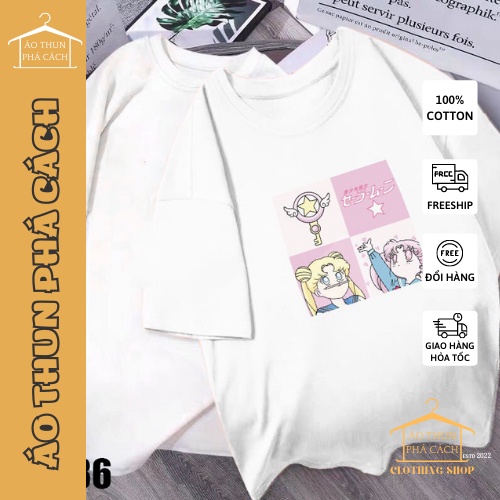 Áo Phông Nữ In Hình Cô Gái Anime Đáng Yêu - I6336