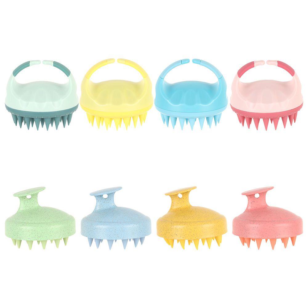 Bàn Chải Tắm 1 Đầu Silicon Chăm Sóc Da Đầu Chăm Sóc Da Đầu