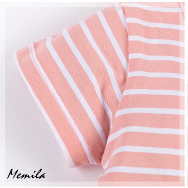 Đầm bé gái LITTLE MAVEN cotton dâu tây 2-6 tuổi