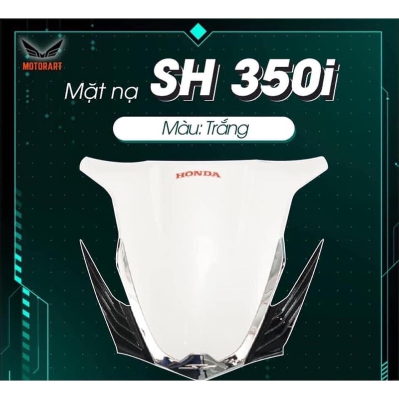 Bộ 3 Món SH 350i Cho SH 2020, SH 2021, SH 2022 Chính Hãng MOTORART Gồm Mão 350i, Mặt Nạ 350i, Dè 350i