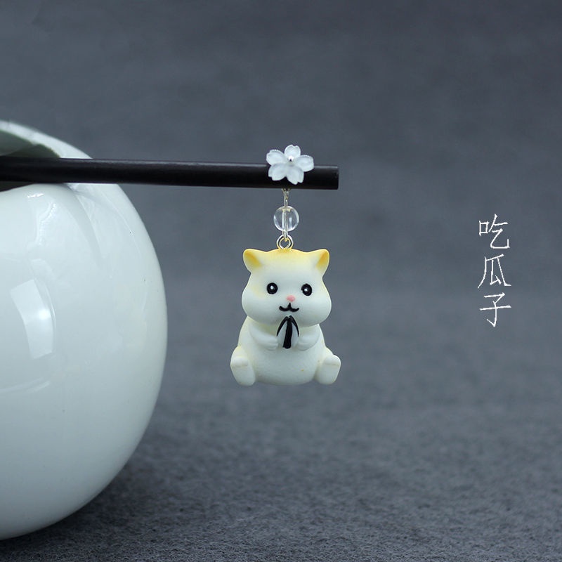 Trâm Cài Tóc Hình Thỏ Dễ Thương Cổ Điển Phong Cách Hán Phục