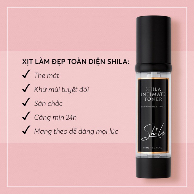 Trọn bộ sản phẩm chăm sóc vùng kín toàn diện Shila