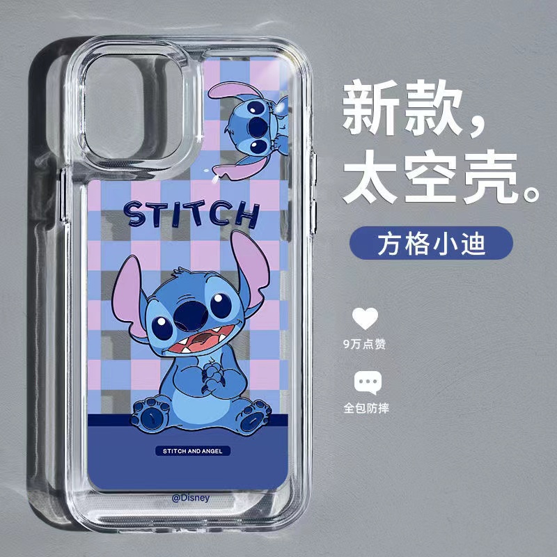 Ốp Điện Thoại Trong Suốt Hình Stitch Cho iphone 11 13 7 8 Plus 12 13Pro Max X XS Max 7 8 SE 2020