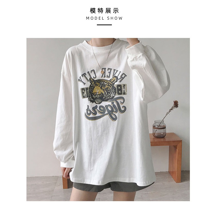 Áo Longsleeves xẻ tà, JACKLANE, Áo nam nữ dài tay oversize trơn Unisex Jack lane TB0012