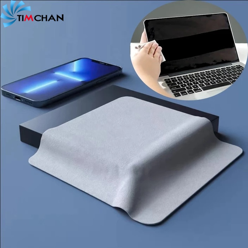 1 Khăn Lau Đánh Bóng Bằng Sợi Micro Mềm Mại Tiện Dụng Cho Máy Ảnh / Điện Thoại Apple