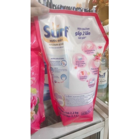 Nước giặt surf hương nứơc xả vải túi 2,2kg