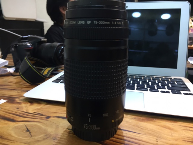 Lens tele canon 75-300mm ii