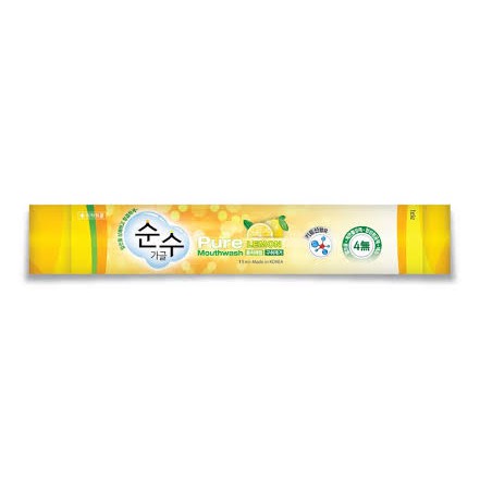Nước súc miệng cao cấp dạng gói PURE LEMON MOUTHWASH (hương chanh)