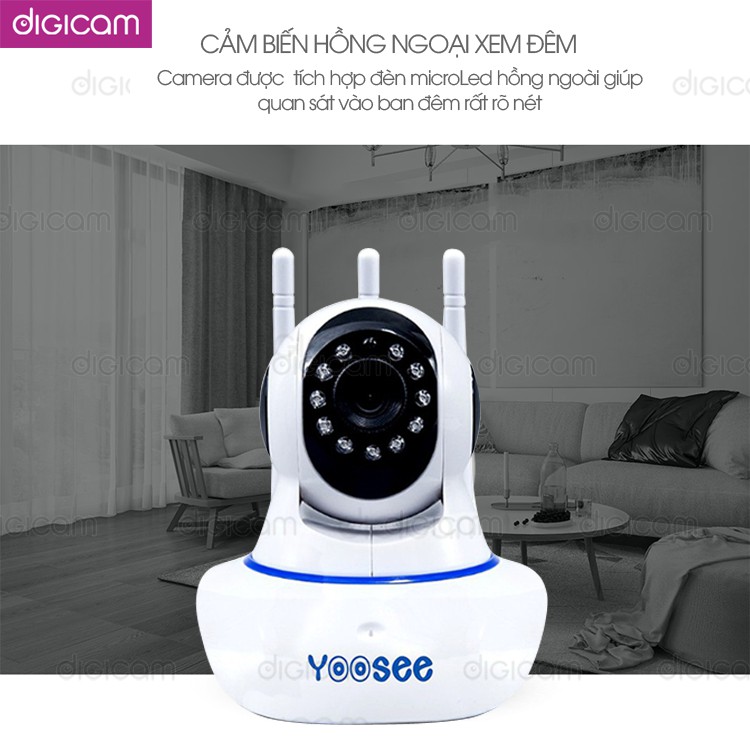 Camera YooSee HD720 - 3 Anten Siêu nét | Cài đặt Tiếng Việt | BigBuy360 - bigbuy360.vn