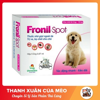 🐶🐱trị ve nhỏ gáy cún và mèo fronil spot 🐶🐱