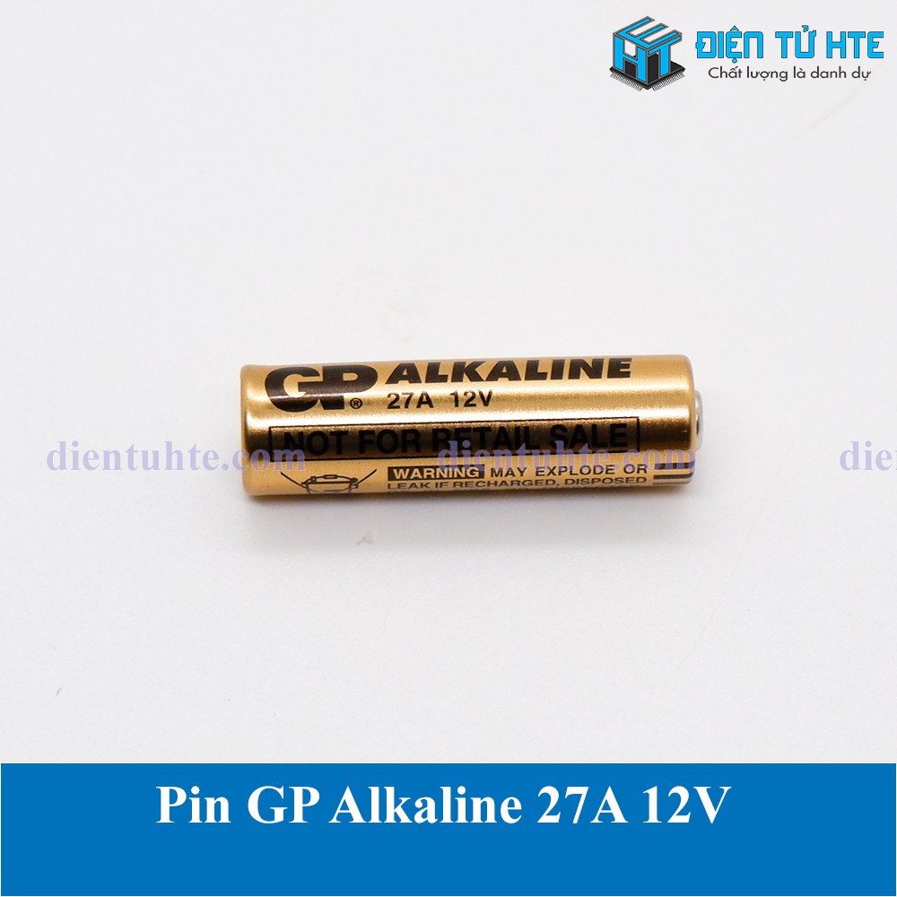 Pin GP Alkaline 27A 12V chính hãng - loại công nghiệp (1 viên) [HTE Quy Nhơn CN2]