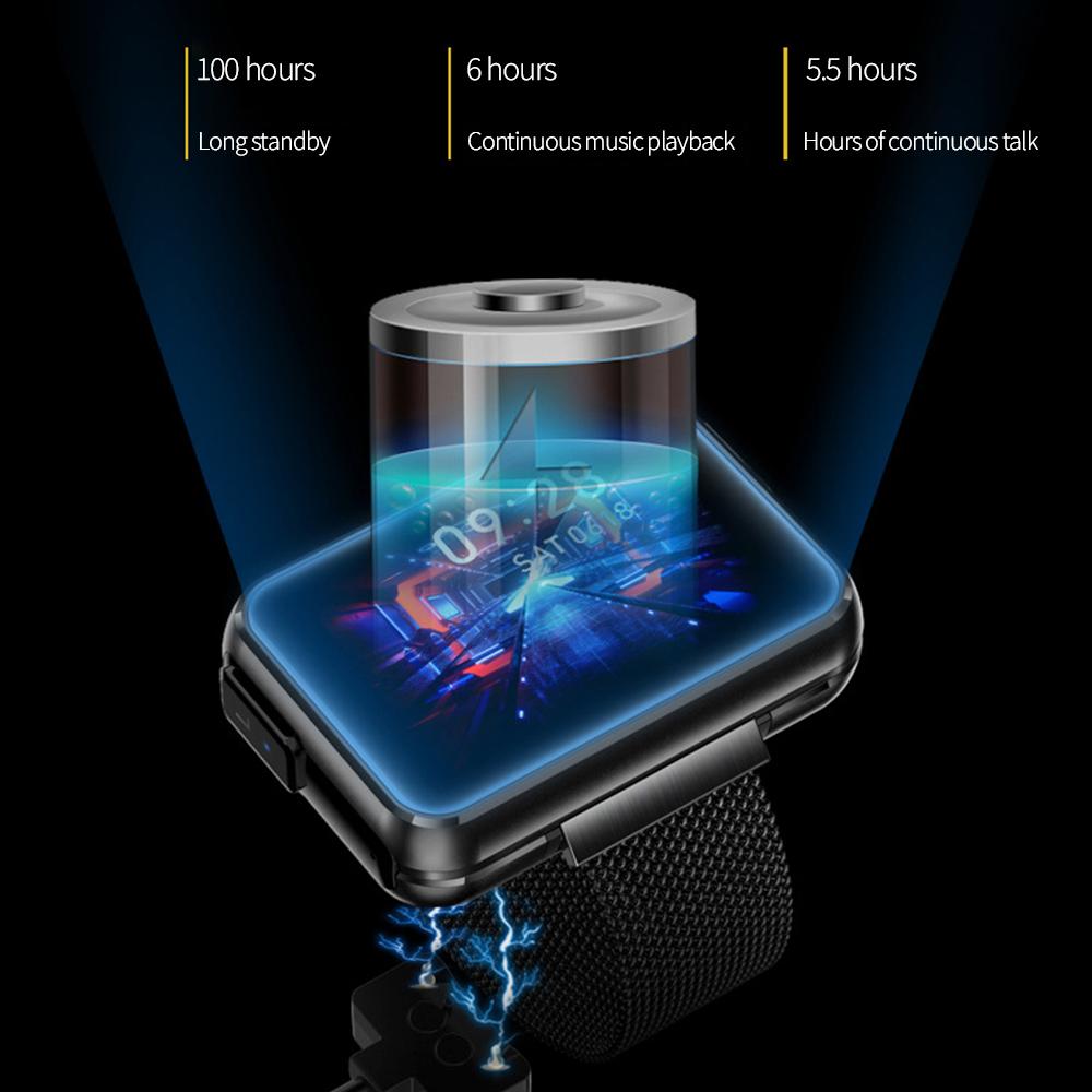 Vòng đeo tay thông minh Bluetooth 5.0 AI Gọi điện bằng giọng nói Nhịp tim Huyết áp Khí Oxy Theo dõi giấc ngủ