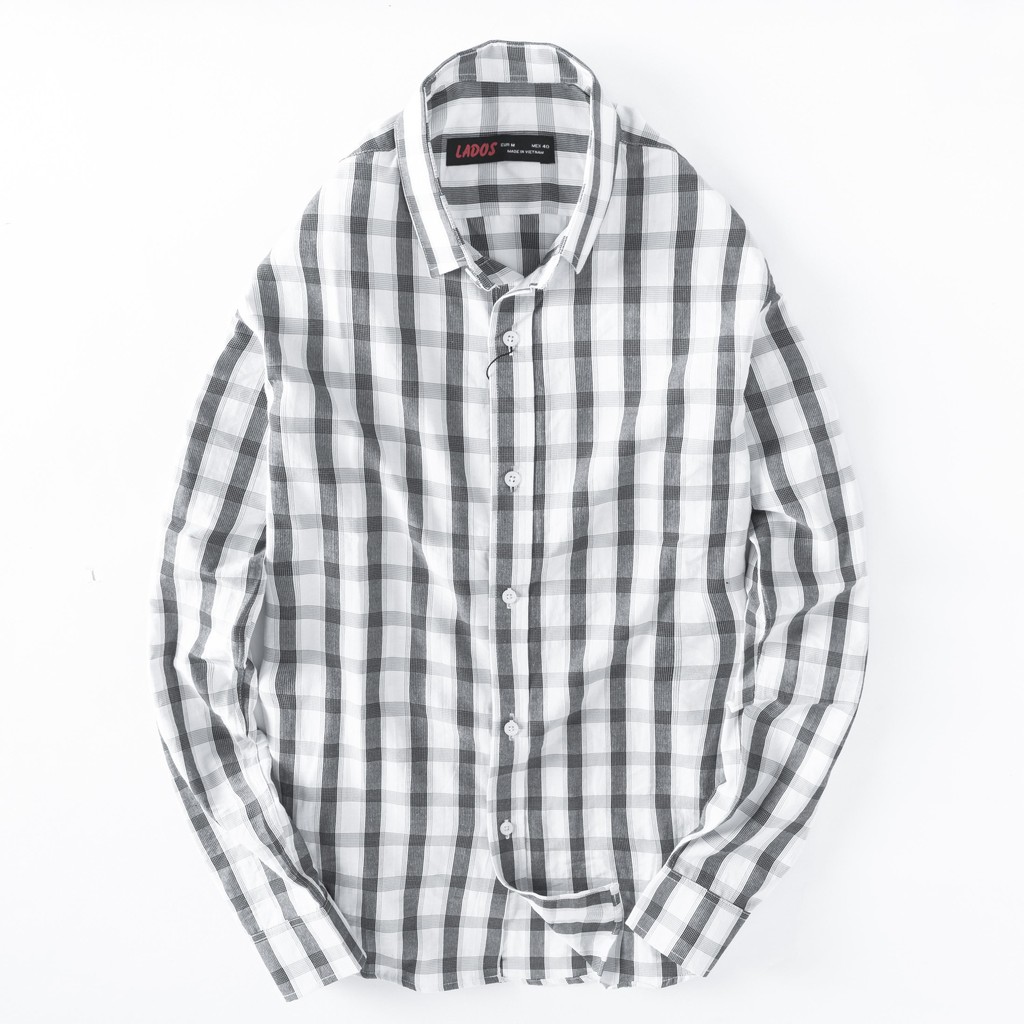 [Mã FAMALLT5 giảm 15% đơn 150K] Áo sơ mi nam caro lớn tay dài LADOS - 8034 | BigBuy360 - bigbuy360.vn