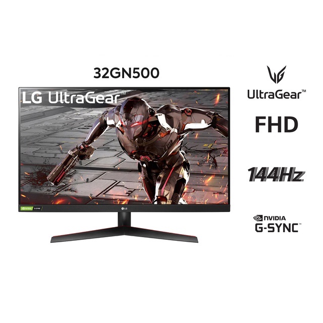 Màn Hình LG 32GN500-B Ultragear™ 31.5'' VA FHD 165Hz 1ms MBR G-SYNC Compatible HDR