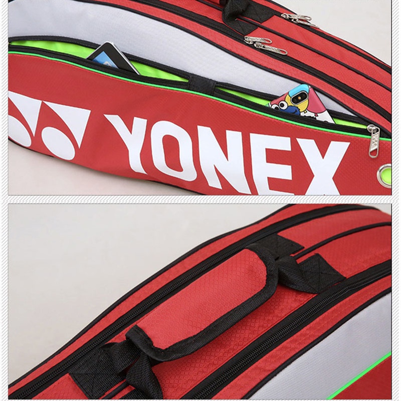 Túi Đựng 3 Vợt Cầu Lông YONEX Chính Hãng 2022 Có Ngăn Đựng Giày Cho Nam Nữ