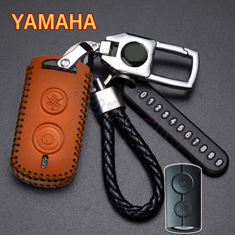 Bao Da Đựng Chìa Khóa Điều Khiển Từ Xa Cho Yamaha Motor Y16zr Nmax 2020 2021AEROX NVX Y16 NVX155 AEROX155 XMAX300 QBIX Aerox S Xmax 2021