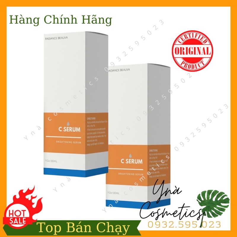 Serum Vitamin C 20% - Radiance Beauva -  Mờ Thâm, Sáng Da, Chống Lão Hoá | BigBuy360 - bigbuy360.vn