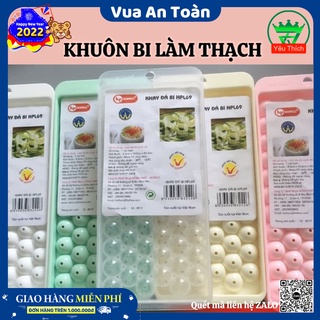 Khuôn bi làm thạch hình tròn tiện lợi đủ kích thước