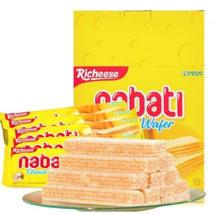 Bánh Xốp Vị Phô Mai Richeese Nabati Cheese Wafer Hộp 170G