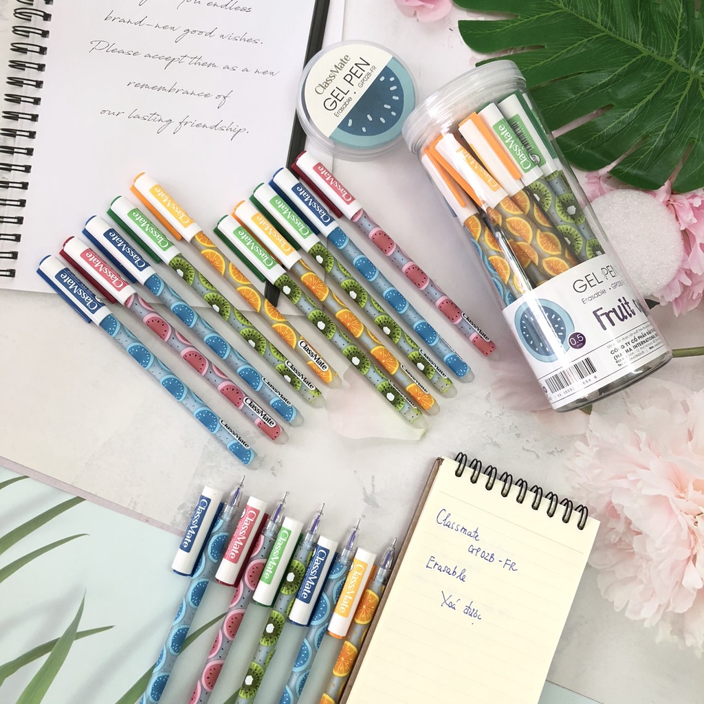 Bút gel xóa được Classmate GP02FR - khơi nguồn sức sống từ Kiwi - vpp Diệp Lạc