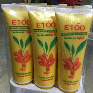 Sữa rửa mặt E100 tinh chất Nghệ 100g