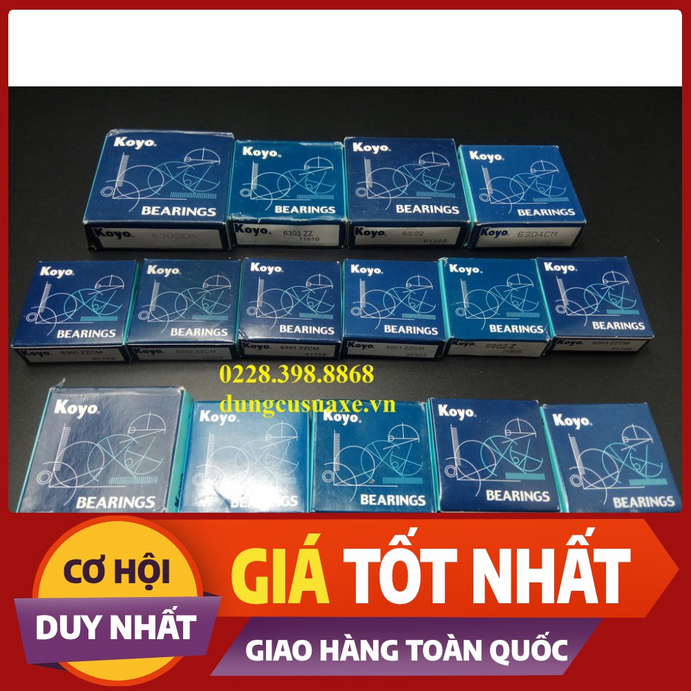 [HÀNG CHÍNH HÃNG] [ ẢNH THẬT]    Vòng bi, bạc đạn Koyo 60XX  GIÁ TÍNH TRÊN 1 VÒNG   [CHO KHÁCH XEM HÀNG]