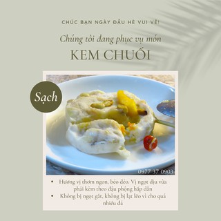 Kem Chuối Nước Cốt Dừa